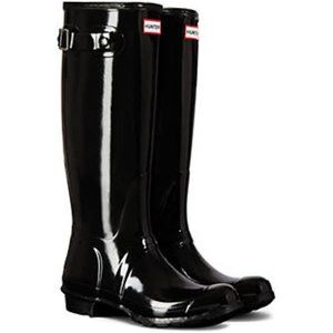 Hunter Original Tall Gloss Rain Boots w/ Socks!!!